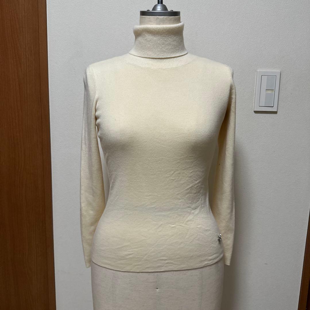 フォクシー　タートル　リブニット　セーター　 M