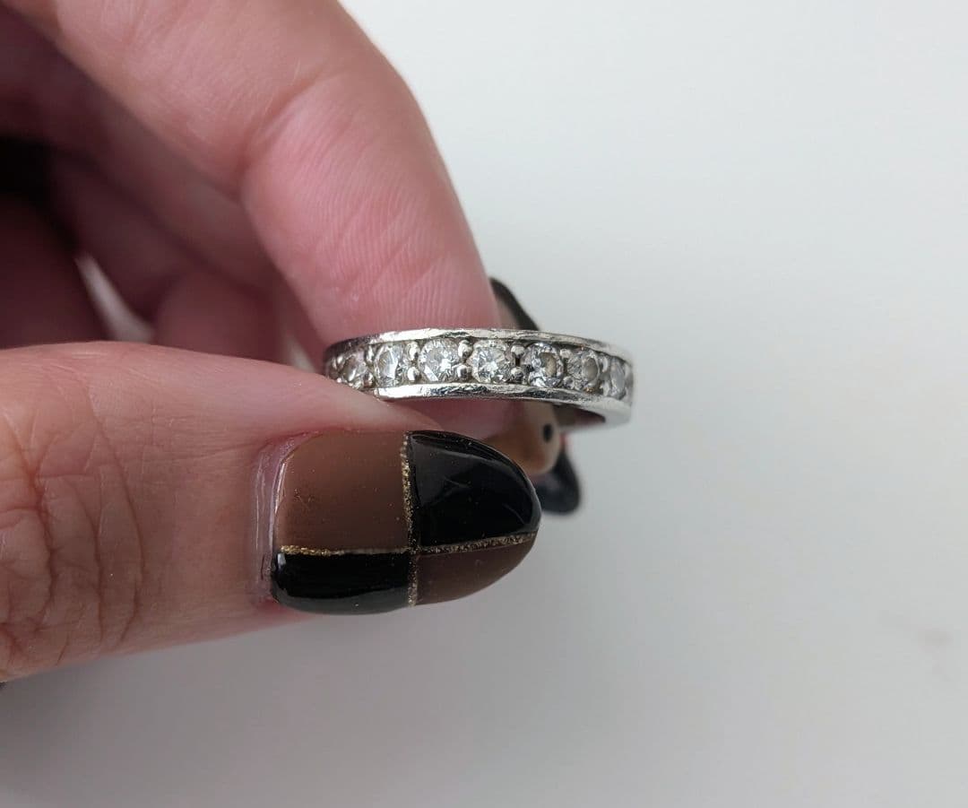 【kohatan】Pt950フルエタニティリング ダイヤモンド 1.2ct