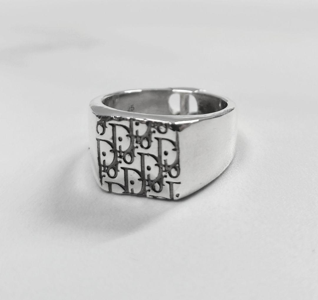 DIOR 17号 サイズ S オブリークシグネットリング