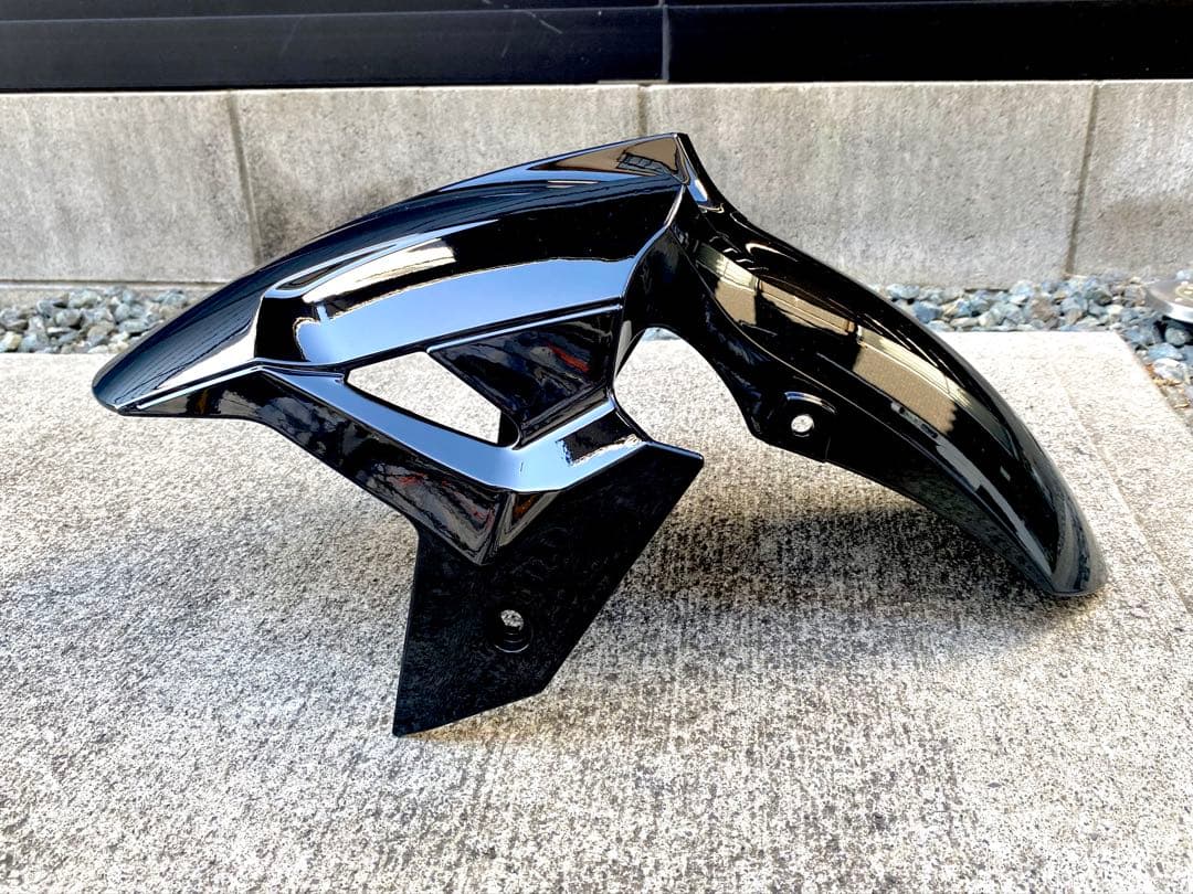 NINJA 250/400 フロントフェンダー 光沢ブラックZ250 Z400