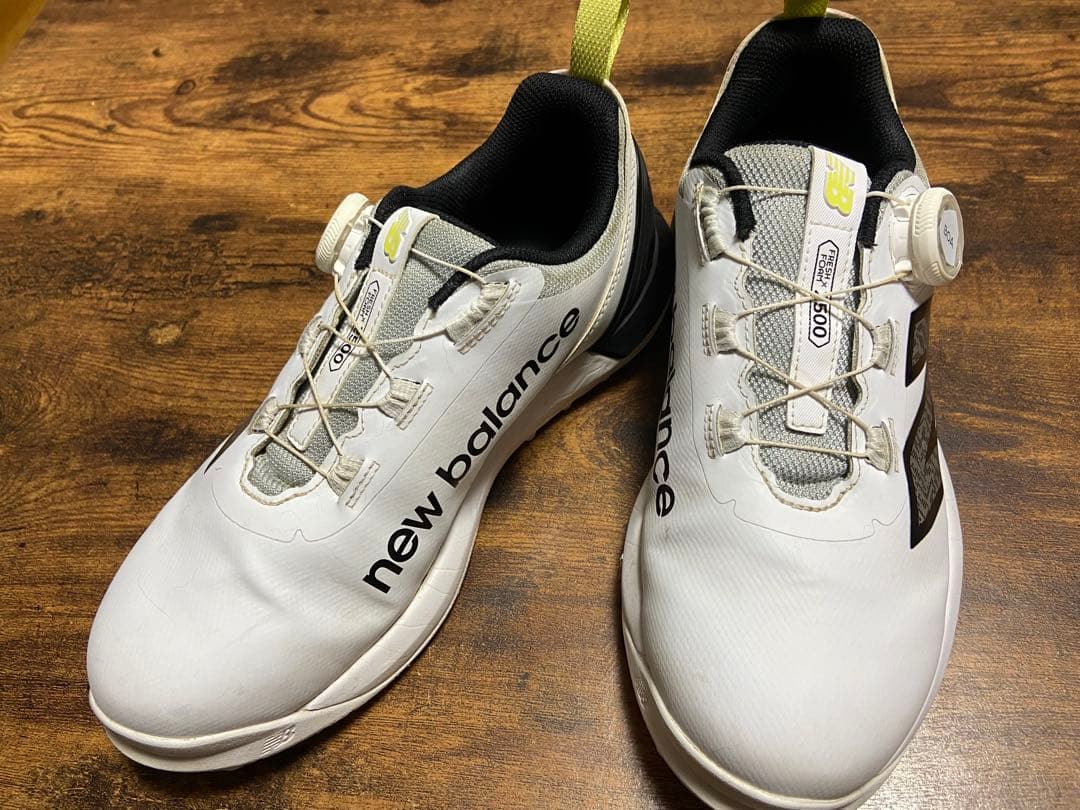 new balance ゴルフシューズ BOA ホワイト23.5