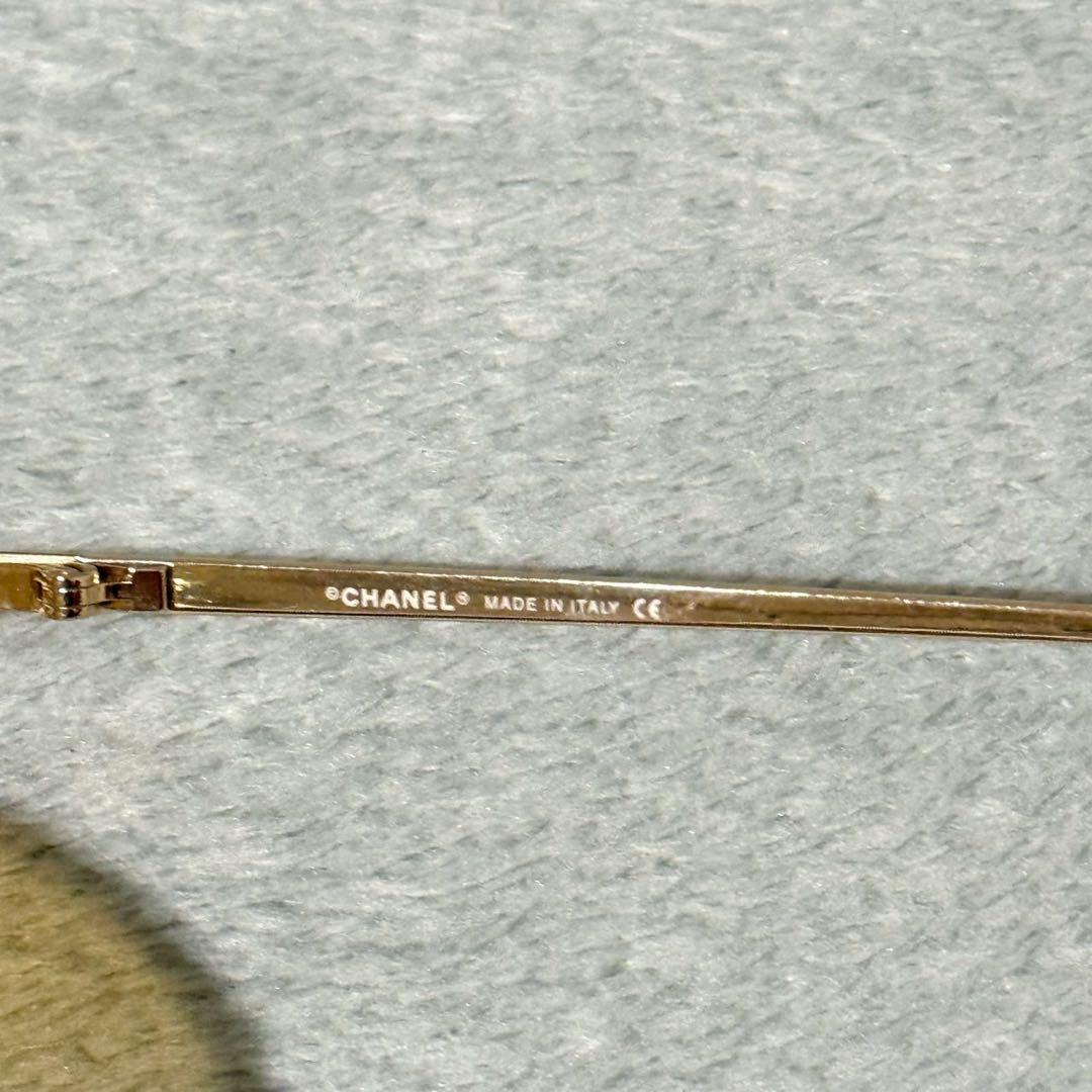 小物 Chanel Rimless Sunglass Yellow Coco Logo