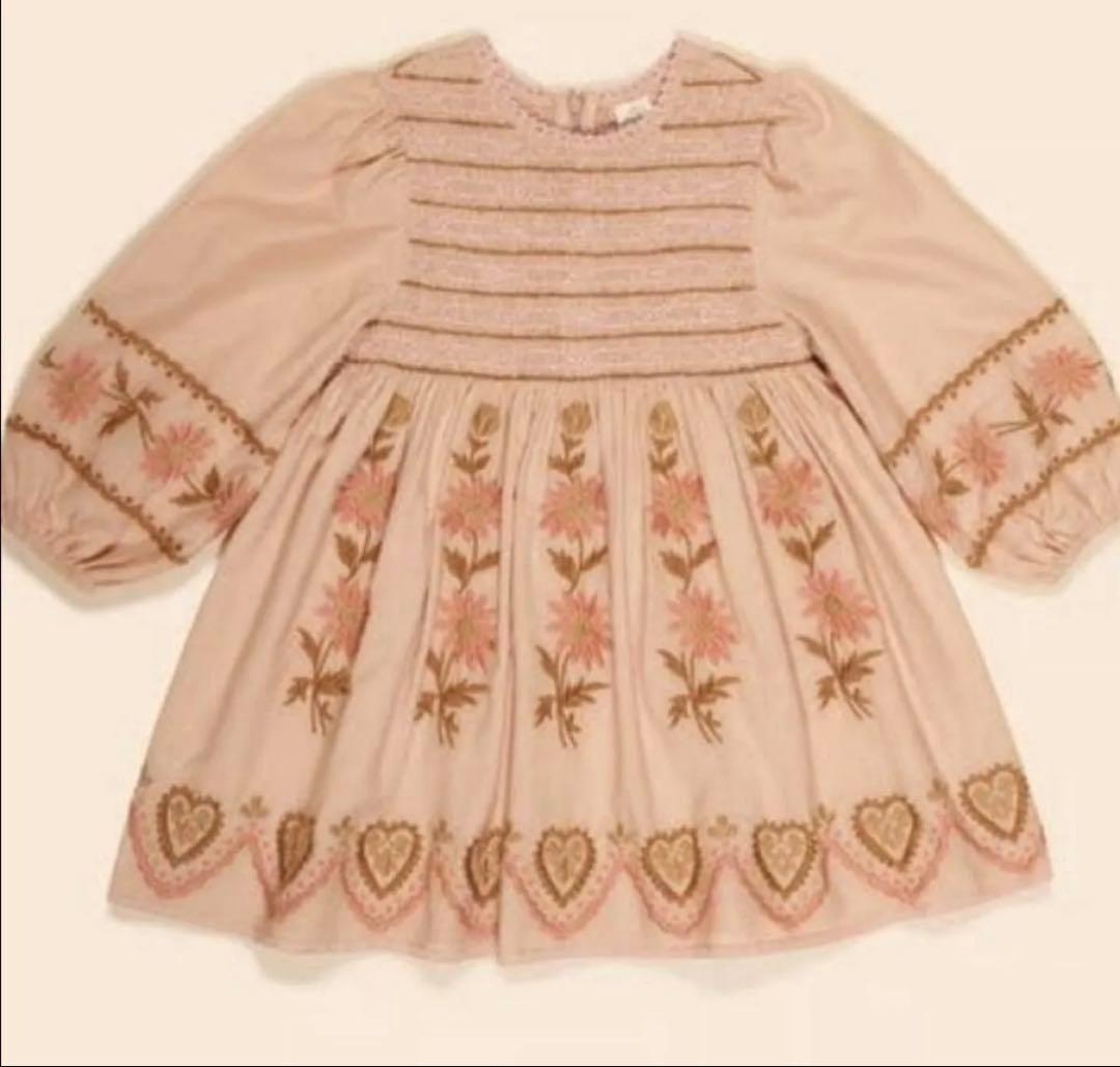 ワンピース apolina Penny Smock Dress 3-5y