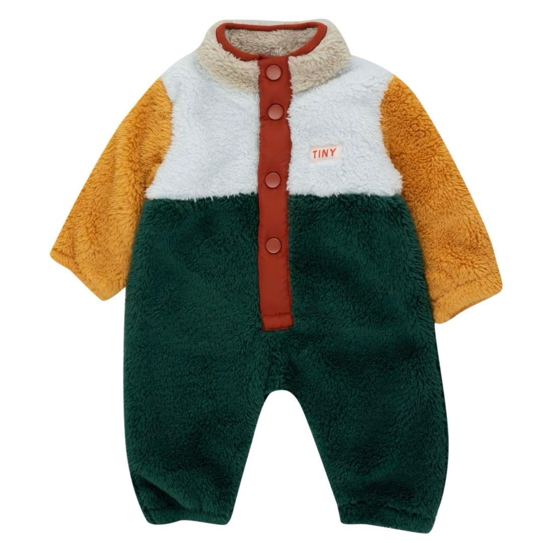 Tinycottons フリース　アウター　ジャンプスーツ