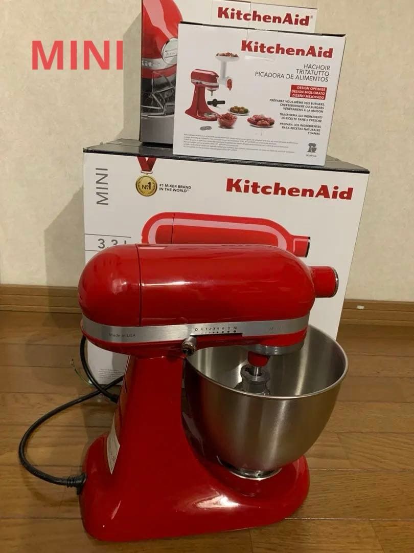 KitchenAid スタンドミキサー(Mini)+付属品