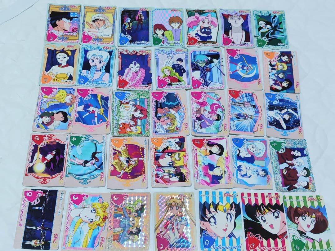 セーラームーン　カード　バンダイ　カードダス　本弾　セミコンプ