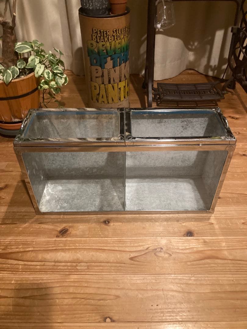 昭和レトロ　駄菓子屋 ブリキケース ガラスディスプレイケース　美品