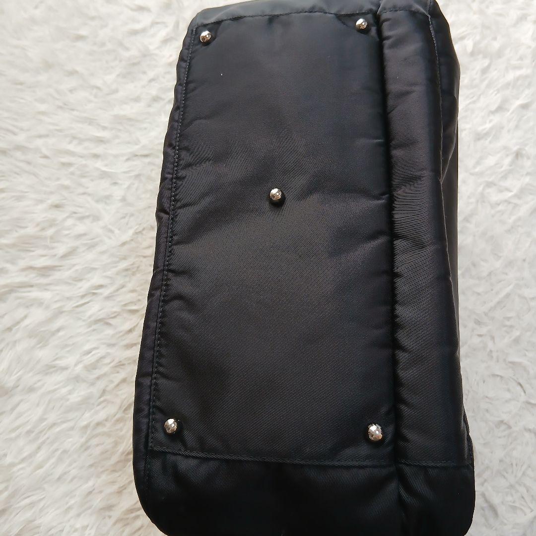 【美品】【agnes b.】2WAY ボストン　ショルダーバッグ　ブラック