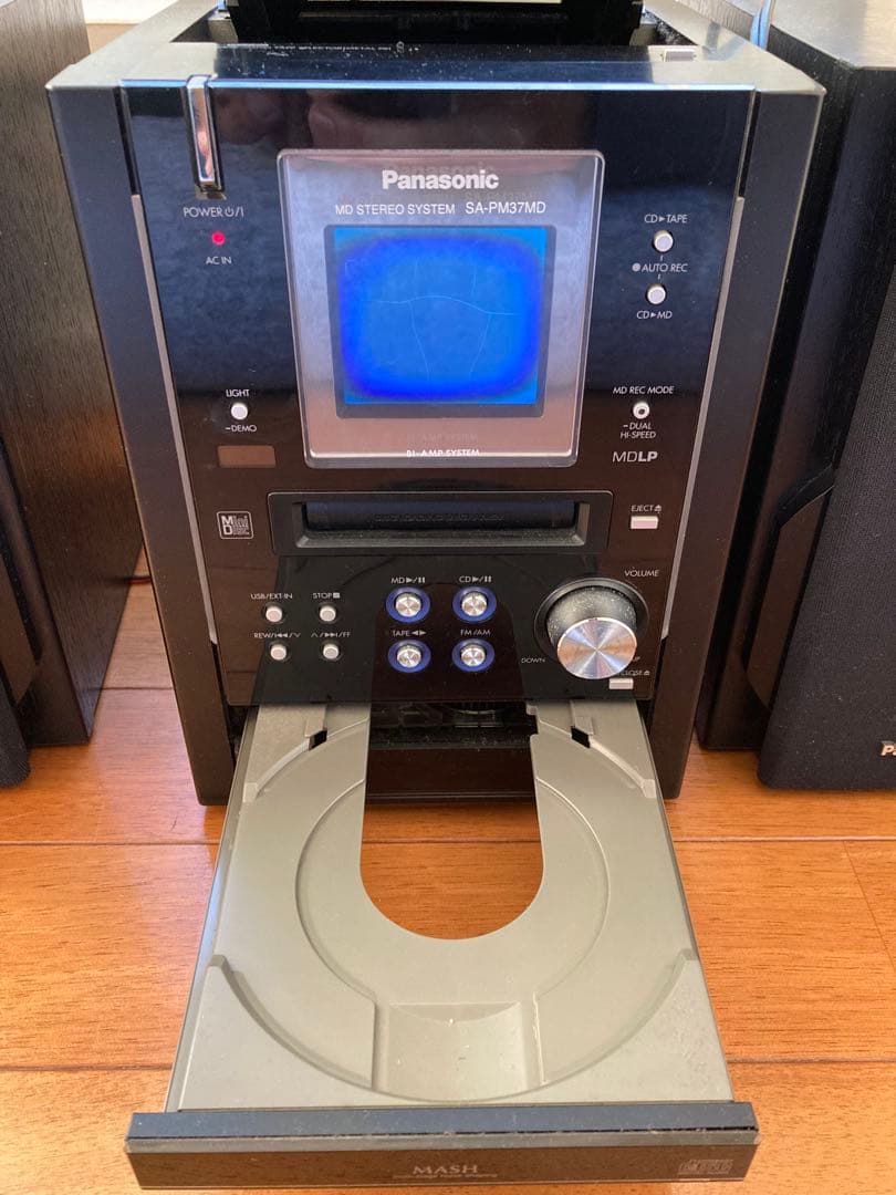 Panasonic SC-PM37MD MDステレオ　ブラック