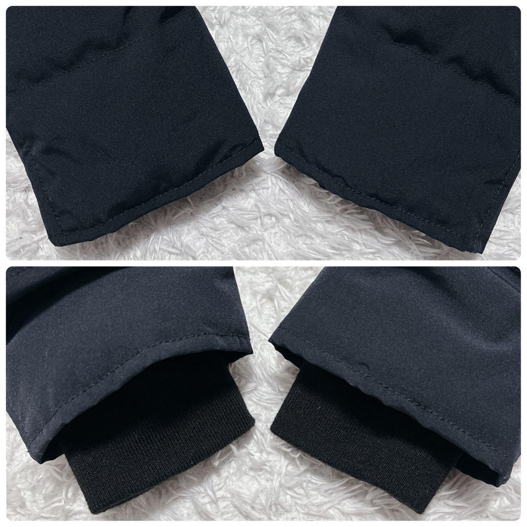 DANTON ダントン ロングダウンコート フーデッドコート ネイビー 34