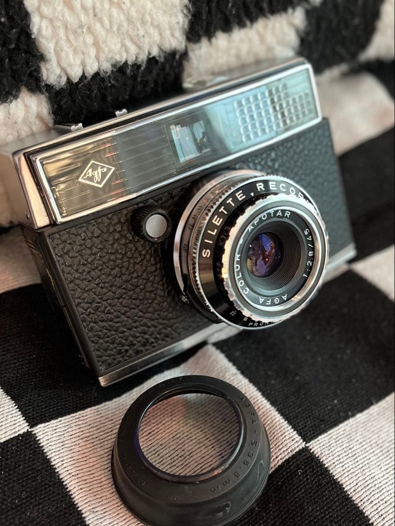 Agfa Sillette Record 高級フィルムカメラ ケース付き