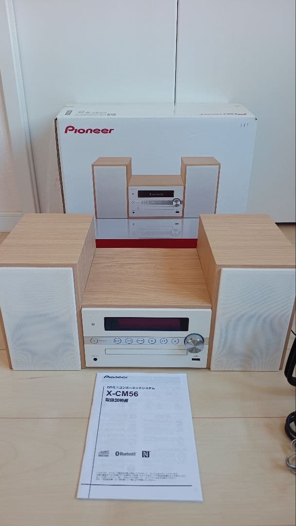 【美品】パイオニア　Bluetooth対応コンポ　Pioneer　X-CM56