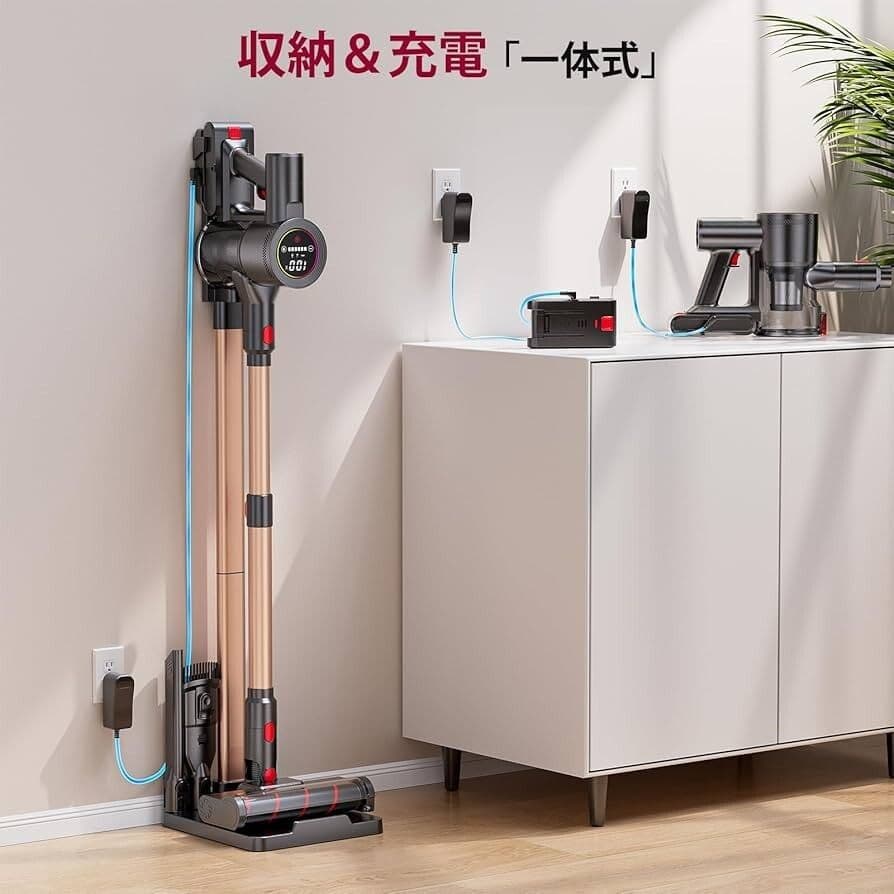 新品　コードレス掃除機 独立モーター自走式！90Kpa強力吸引！ YC07