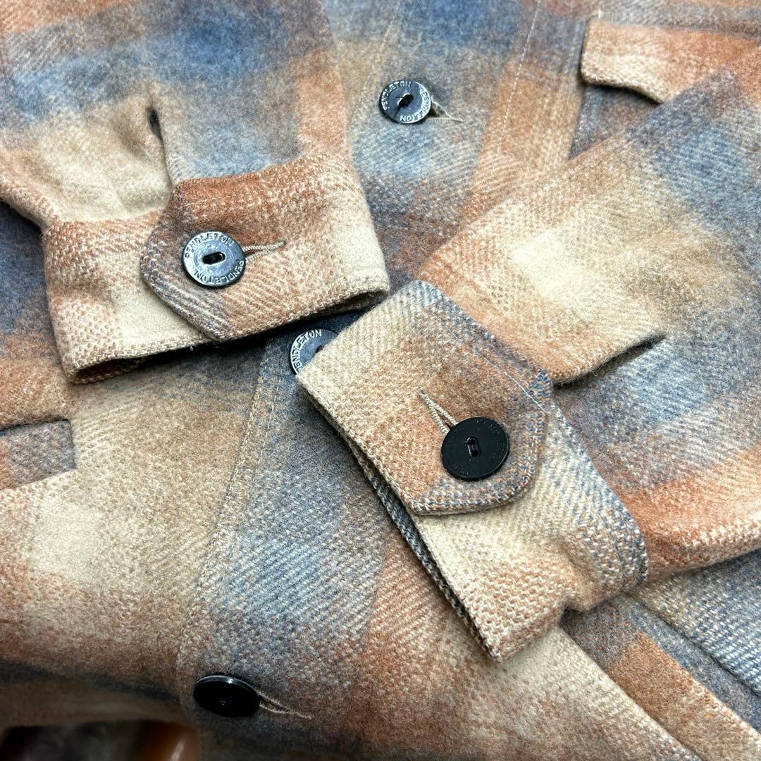 PENDLETON ペンドルトン 70s USA製 オンブレ CPOジャケットM