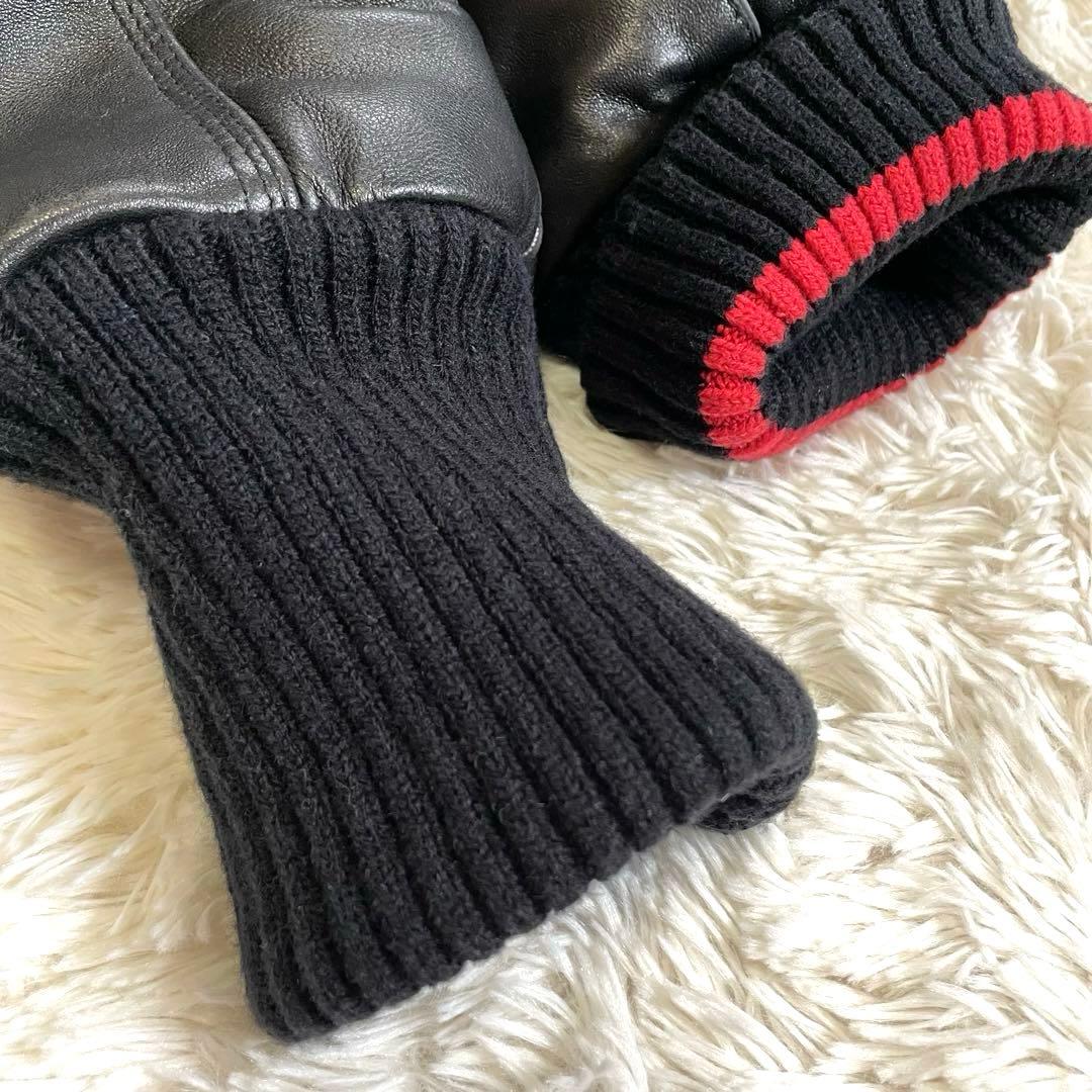 極美品▪️ユニオンジャップ ラム レザー ダウンジャケット ライダース M リブ付