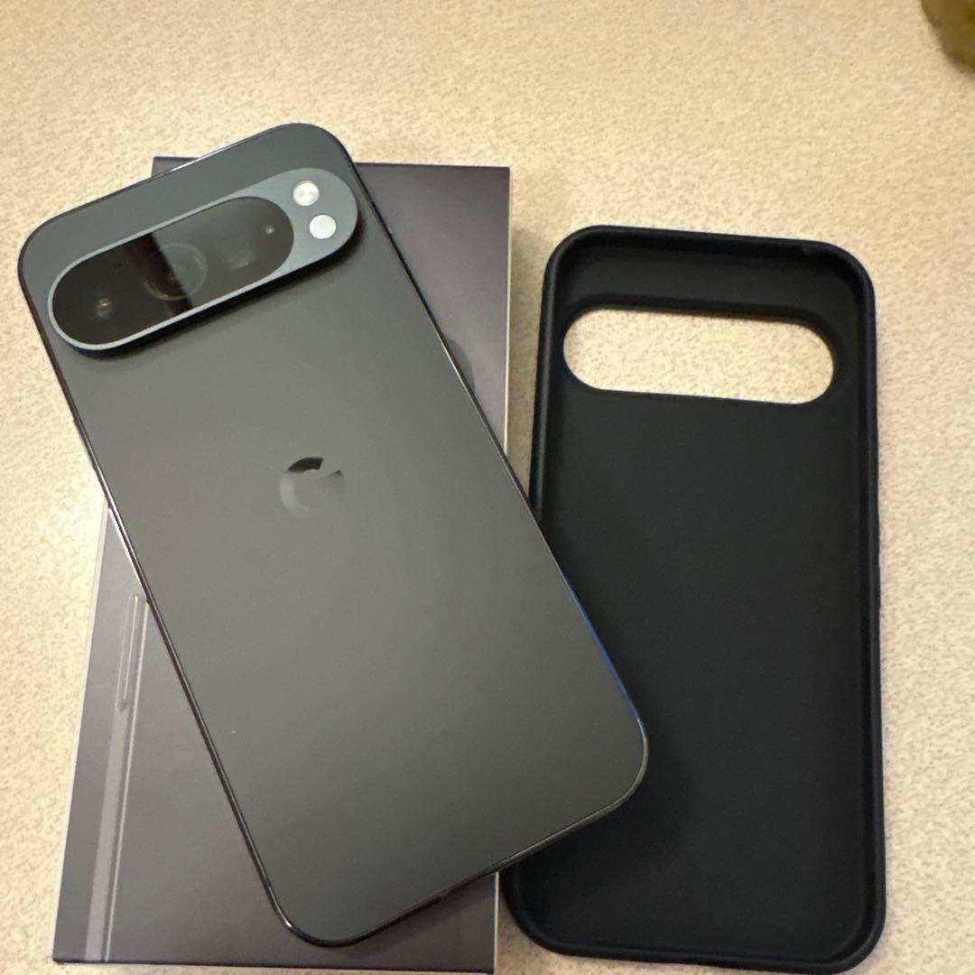 本日限り値下げGoogle Pixel 9Pro 黒 ケース付き 購入約一週間