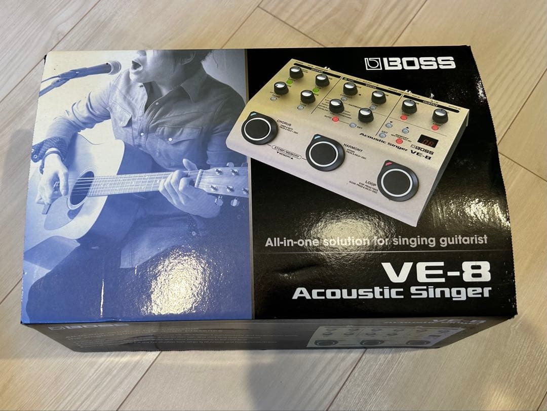 よっしー、BOSS Acoustic VE-8 本体 ACアダプター付き