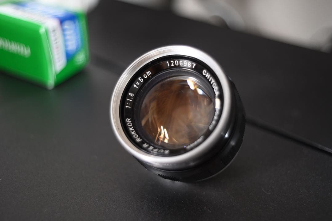 千代田光学Super Rokkor 5cm F1.8 Lマウントレン