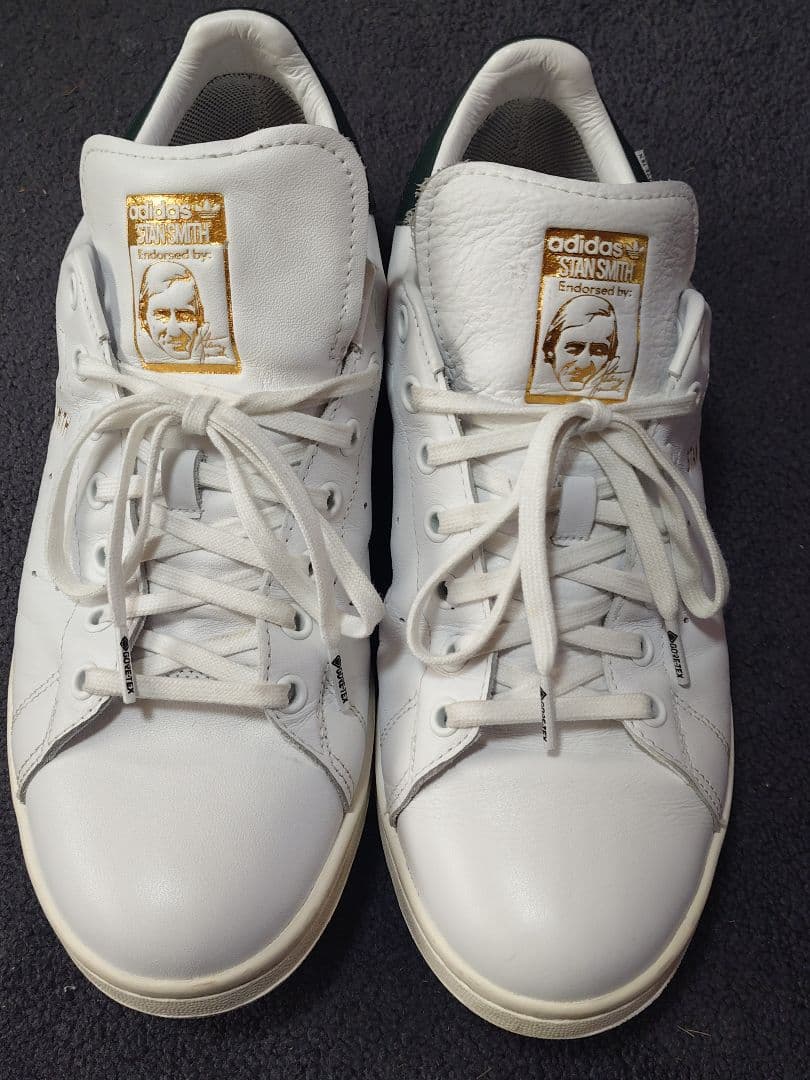 adidas Stan Smith ホワイトxグリーン　GORE-TEX