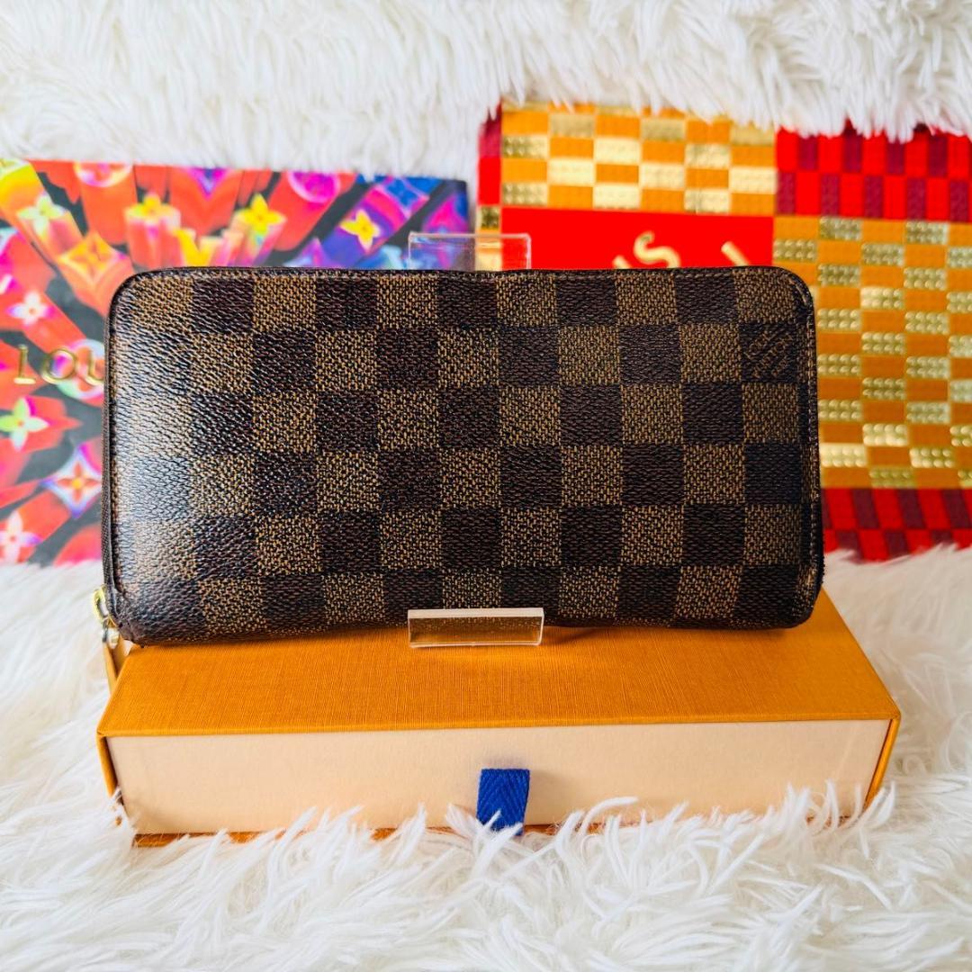 【セール】ルイヴィトン ダミエ ジッピーウォレット ラウンドファスナー 長財布