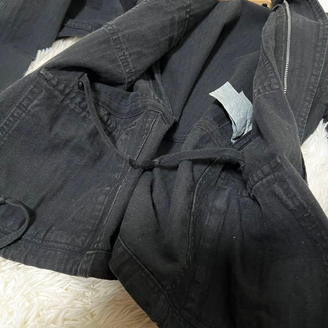トリコ コムデギャルソン✨ミリタリージャケット 黒 S
