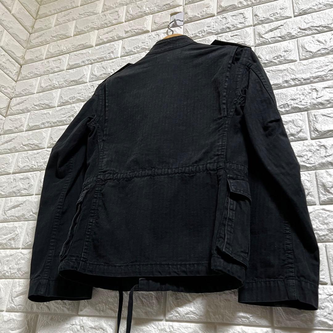トリコ コムデギャルソン✨ミリタリージャケット 黒 S
