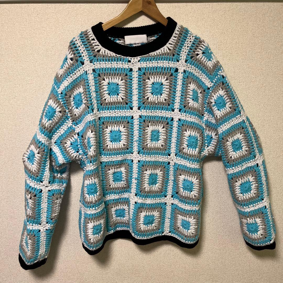 NEONSIGN 手編みニットセーター