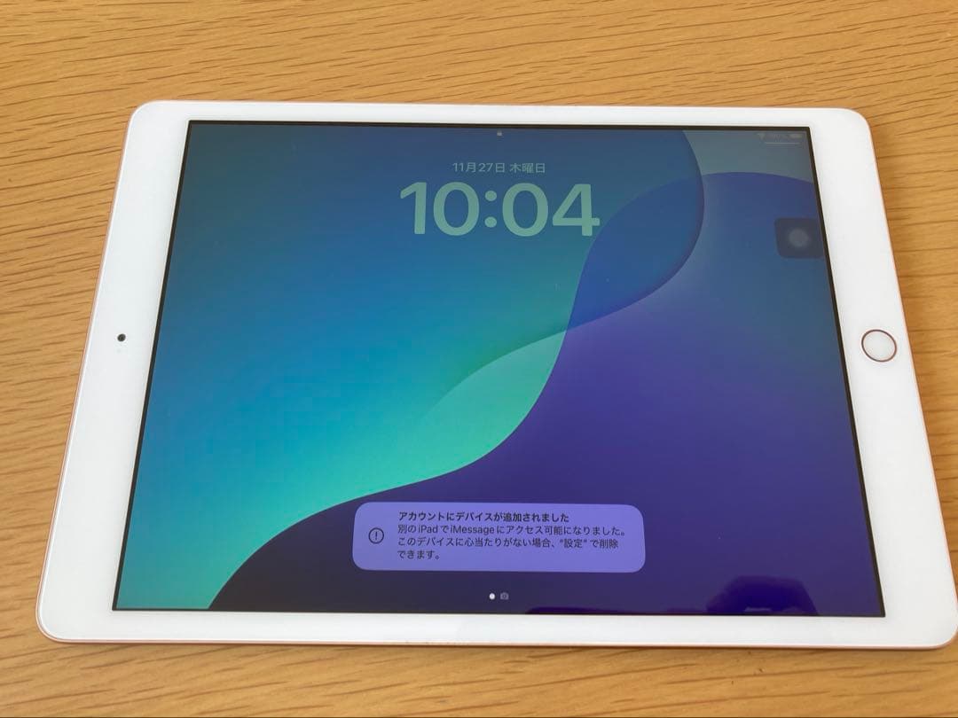 訳あり Apple iPad 第7世代 128GB ゴールド Wi-Fiモデル