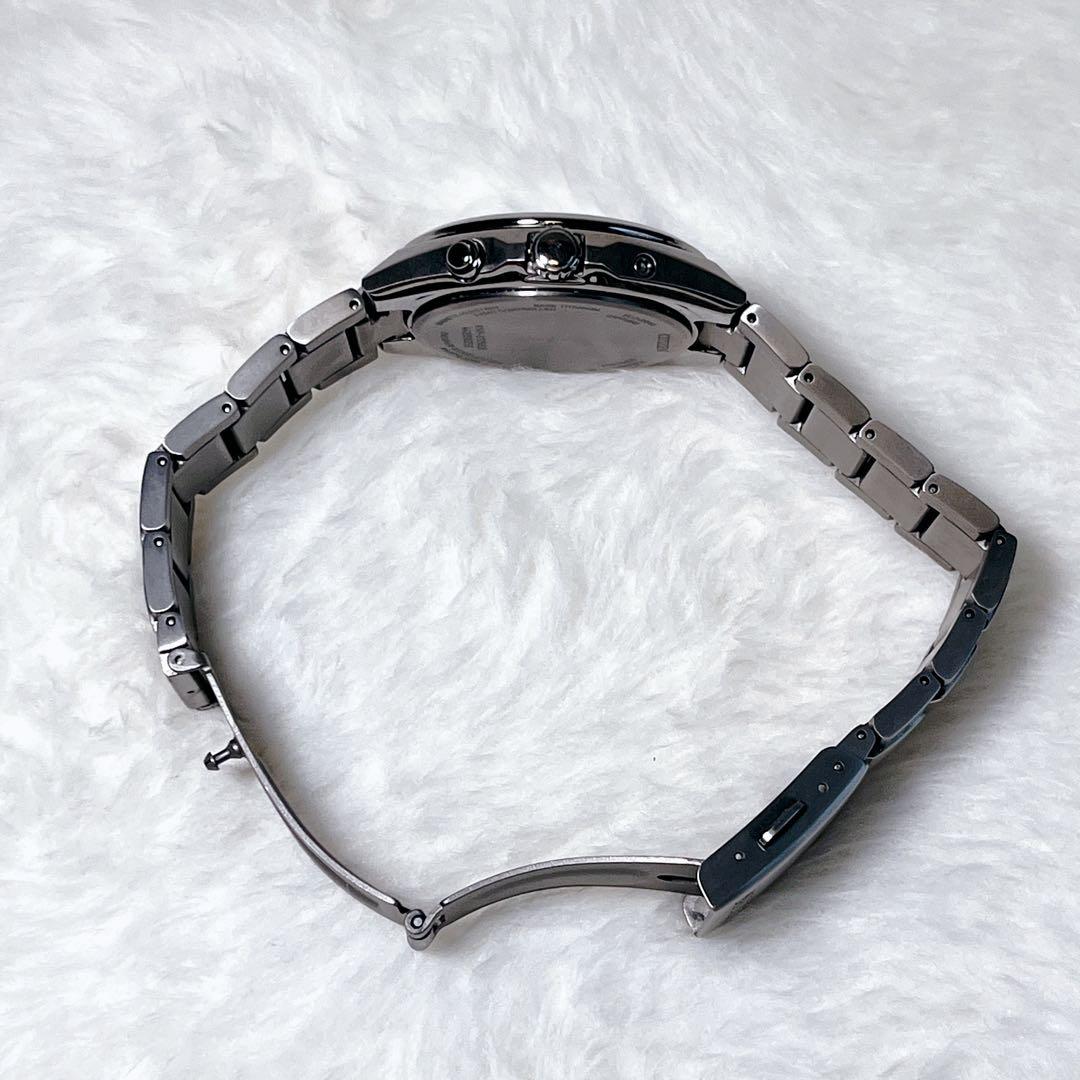 【美品】 シチズン アテッサ エコドライブ メンズ腕時計 CB1120-50C