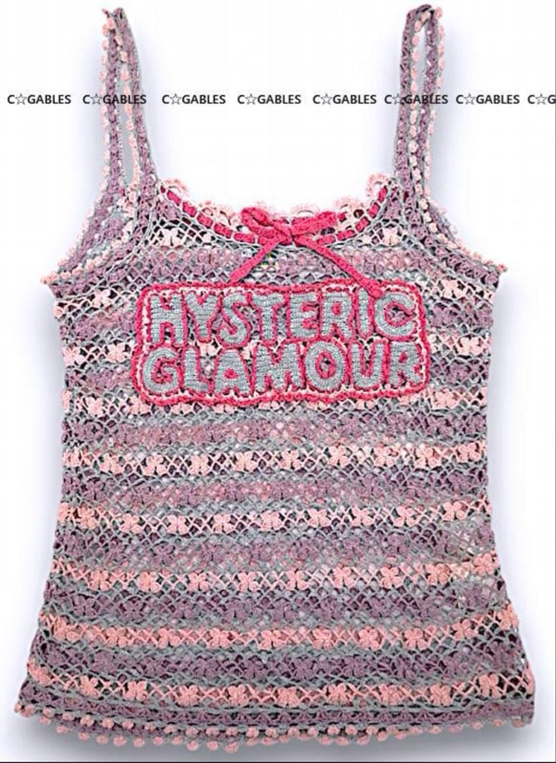 HYSTERIC GLAMOUR レースキャミソール