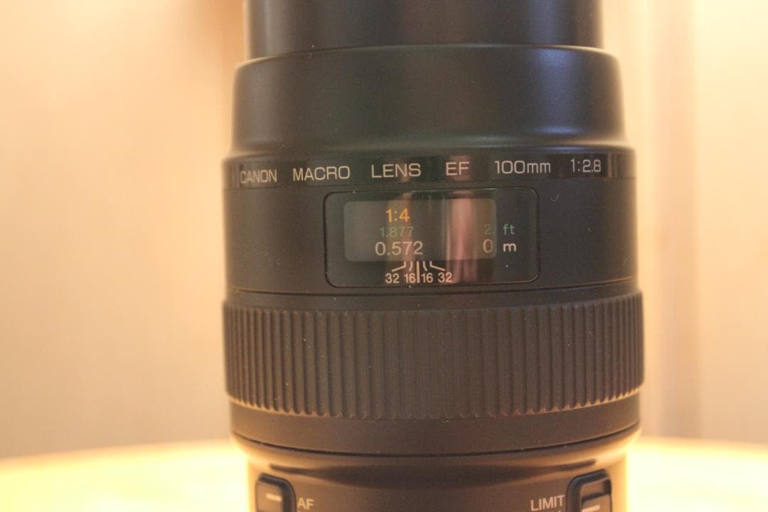 Canon EF 100mm f/2.8 (Non-USM) 　マクロレンズ