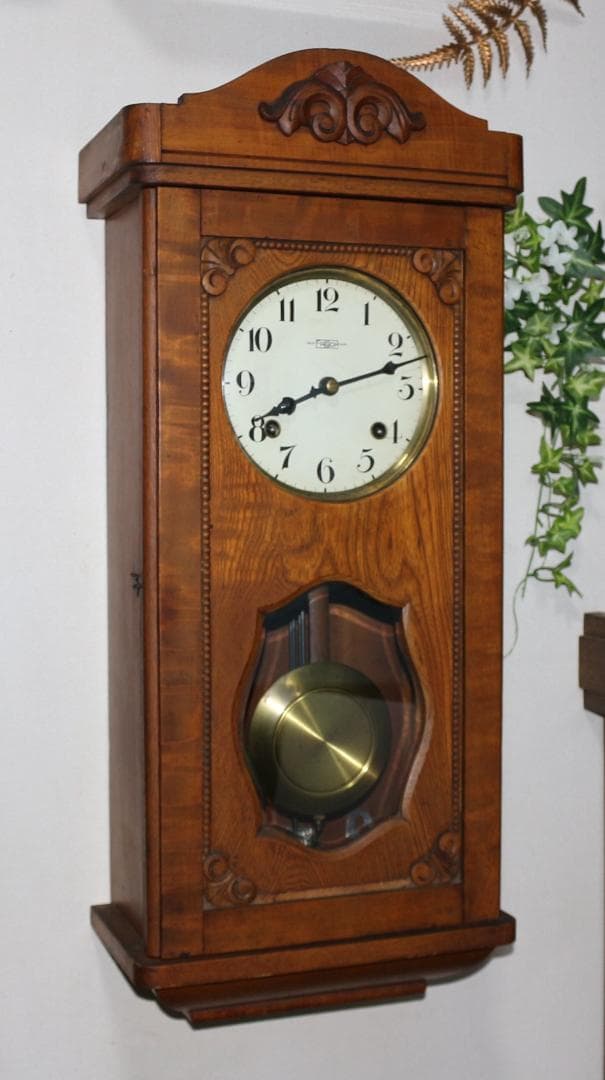 可動品 中型 EPOCH 今津時計 アンティーク 柱時計 掛時計 ２打打ち