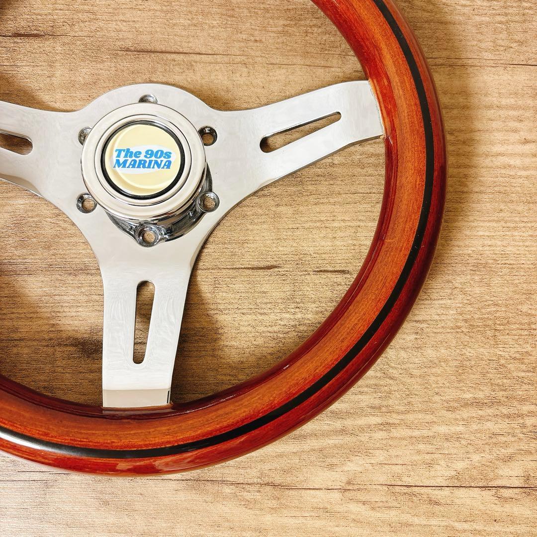 ウッドハンドル　ウッドステアリング　小径　29Φ USDM 旧車　アメリカン