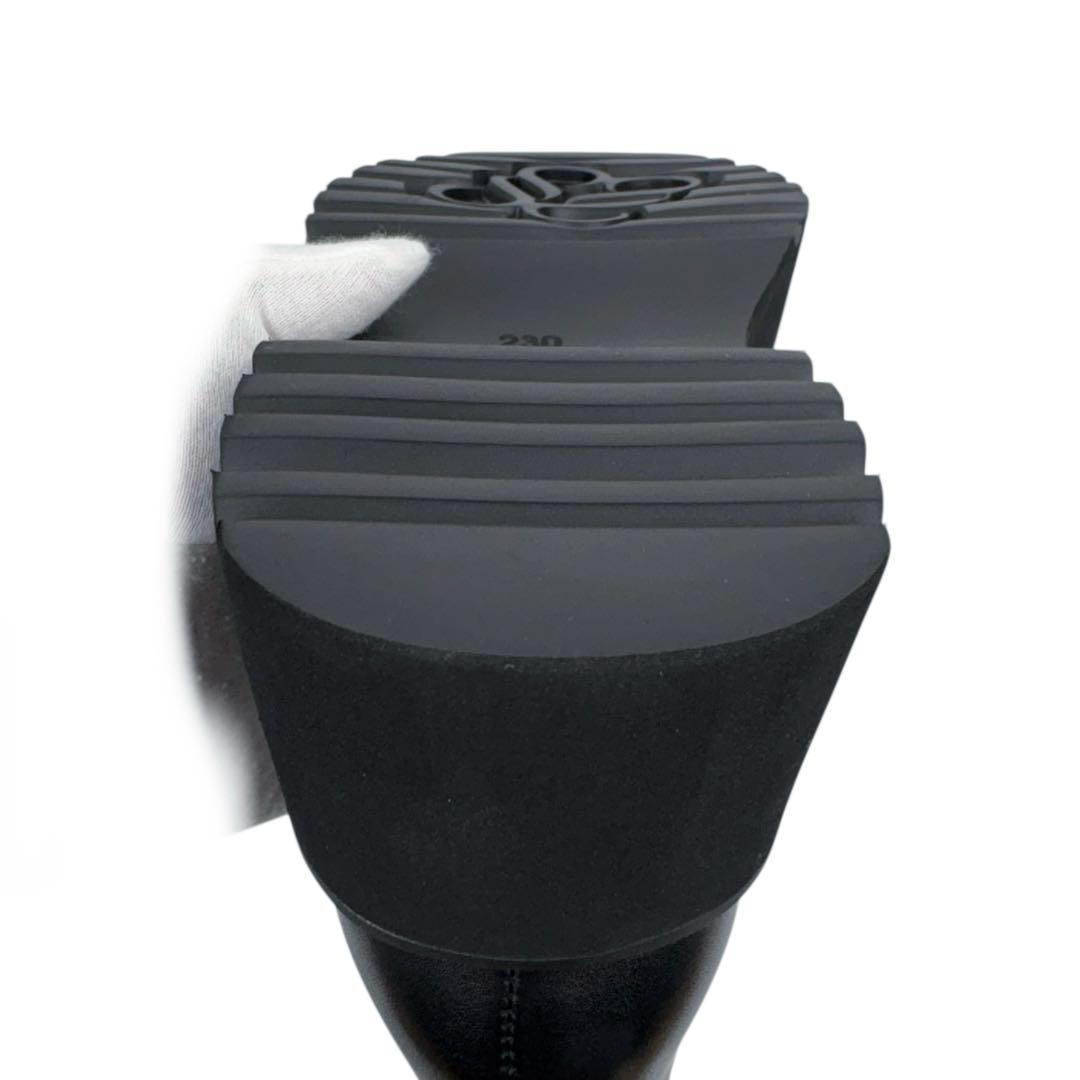 【新品同様】STACCATO 23cm フロントジップ　ブーツ　黒