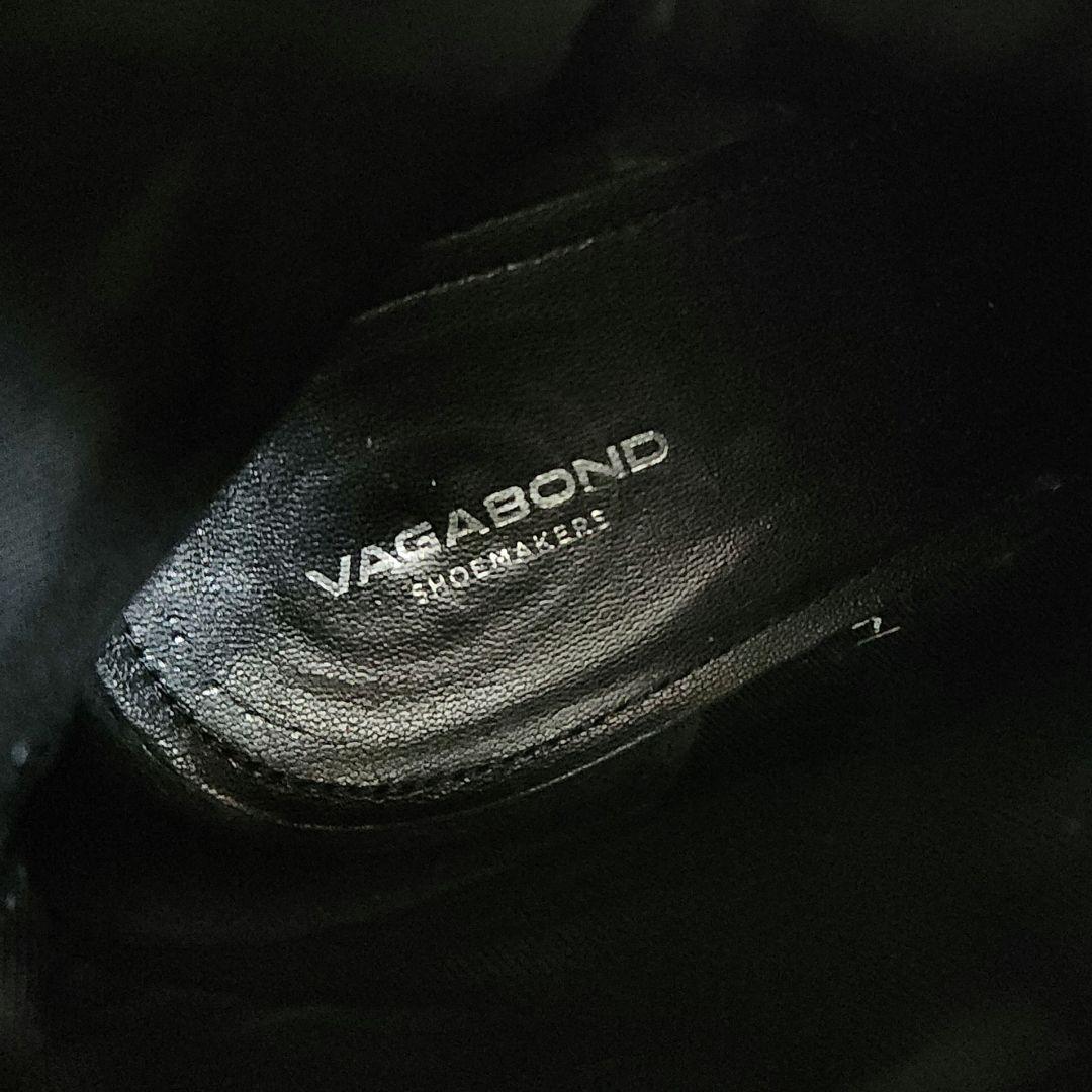 VAGABOND☆2025ラウンドトゥタンクソールロングブーツ 38 黒