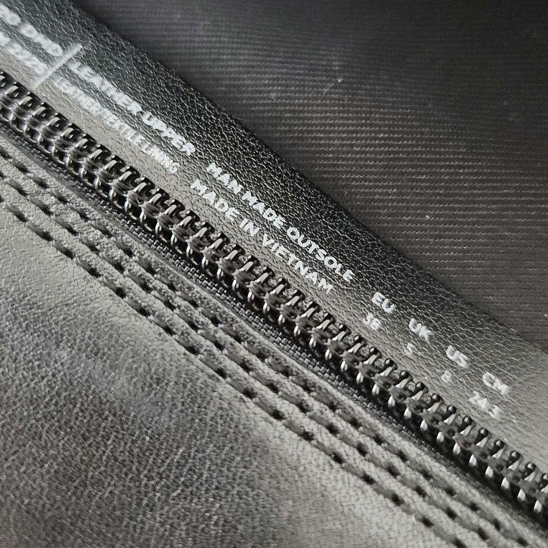 VAGABOND☆2025ラウンドトゥタンクソールロングブーツ 38 黒