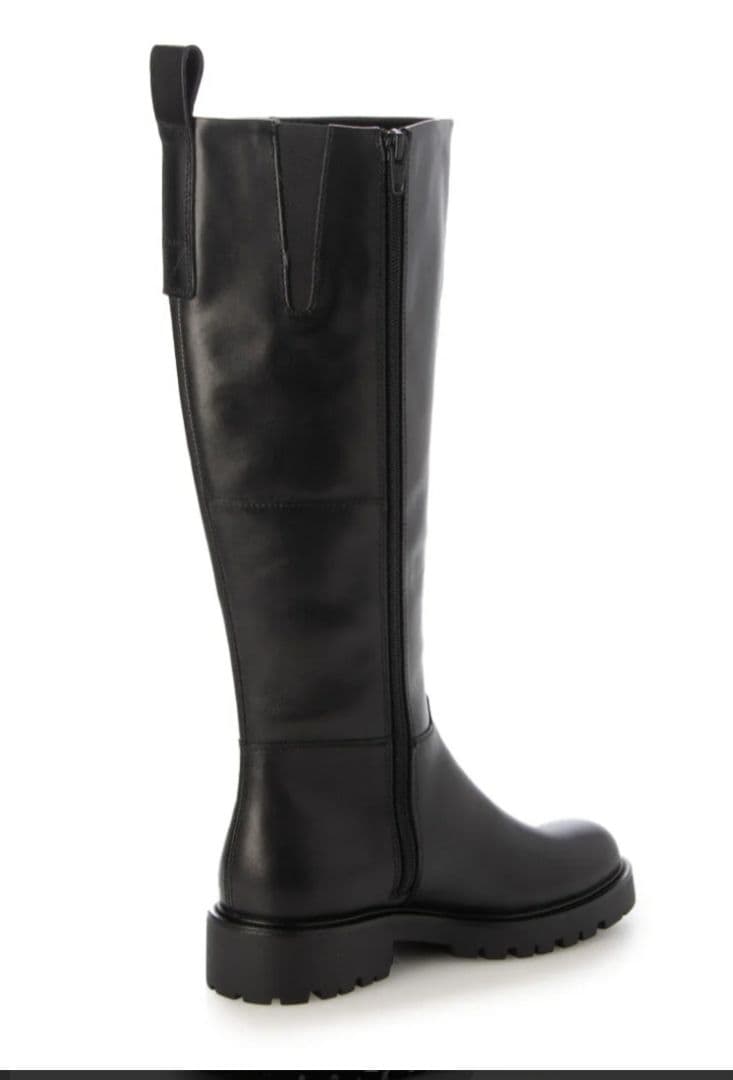 VAGABOND☆2025ラウンドトゥタンクソールロングブーツ 38 黒