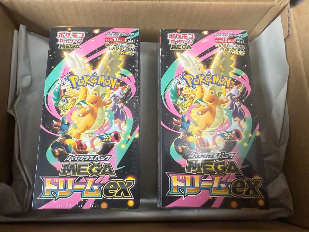 ポケモンカードゲーム MEGAドリームEX 2BOX