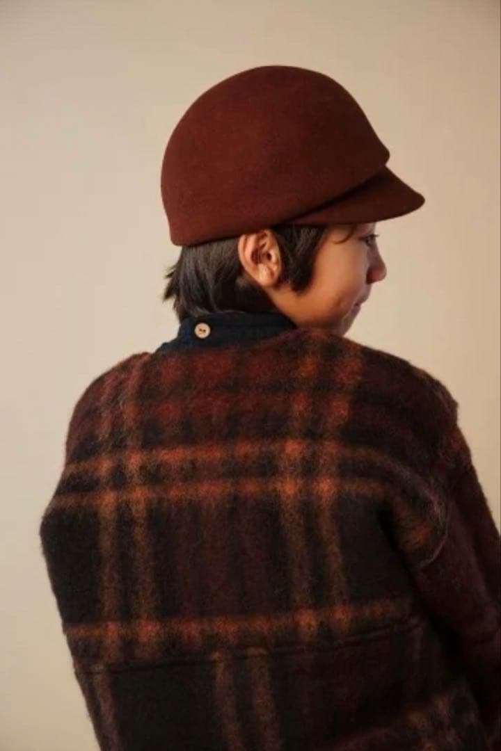 コート HELLO LUPO Kimono Coat - Chestnut 6-7y