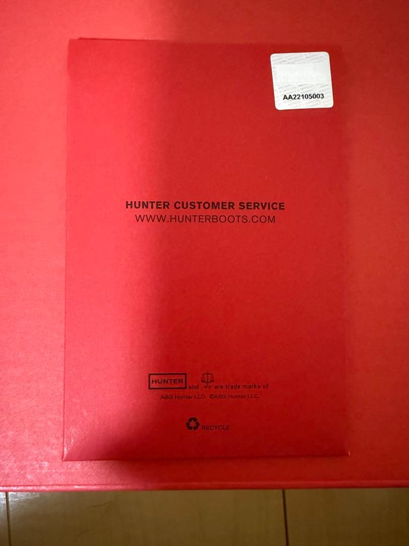 HUNTER ブラック 長靴 25cm UK6 新品・未使用