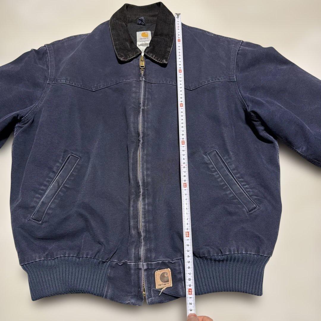 と*も様 carhartt サンタフェジャケット J14 MDT ネイビー L