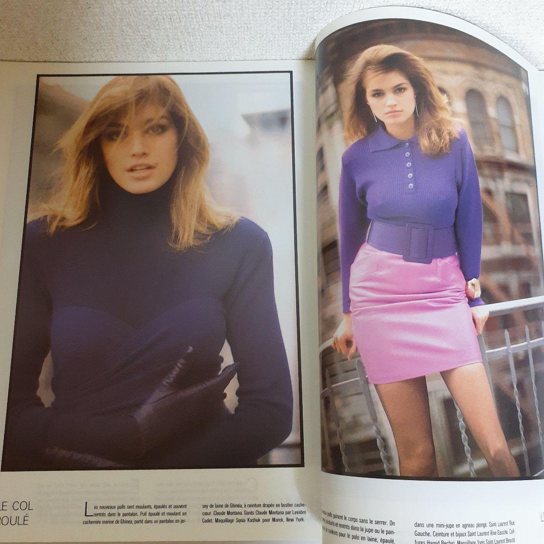 vogue paris1987 スーパーモデル LINDA 小冊子広告付き