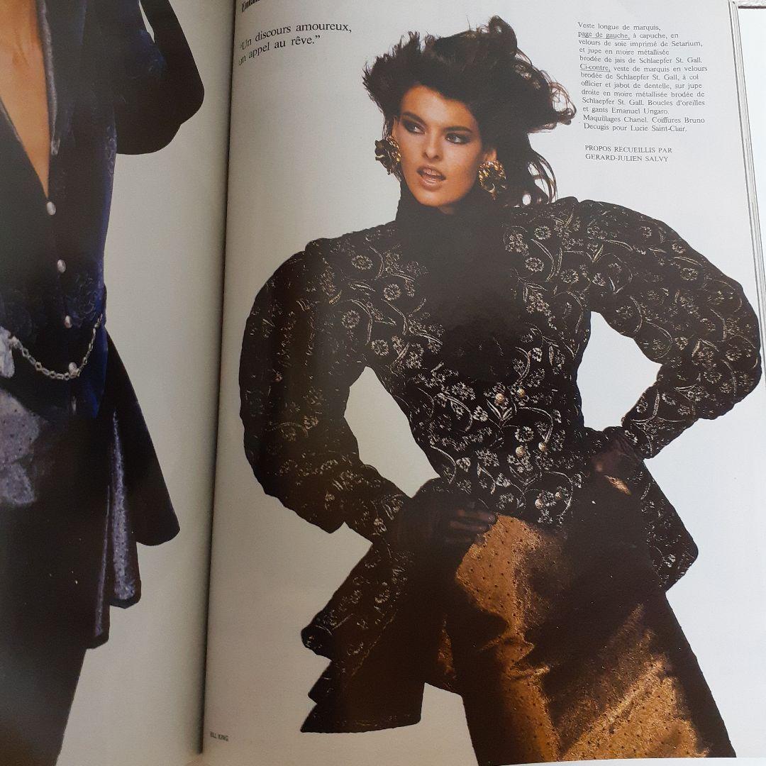 vogue paris1987 スーパーモデル LINDA 小冊子広告付き