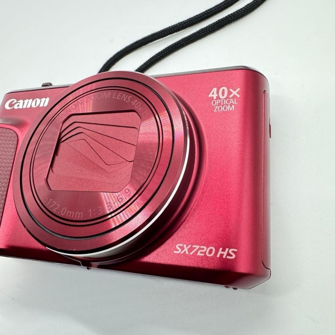 Canon PowerShot SX720HS レッド コンパクトデジタルカメラ