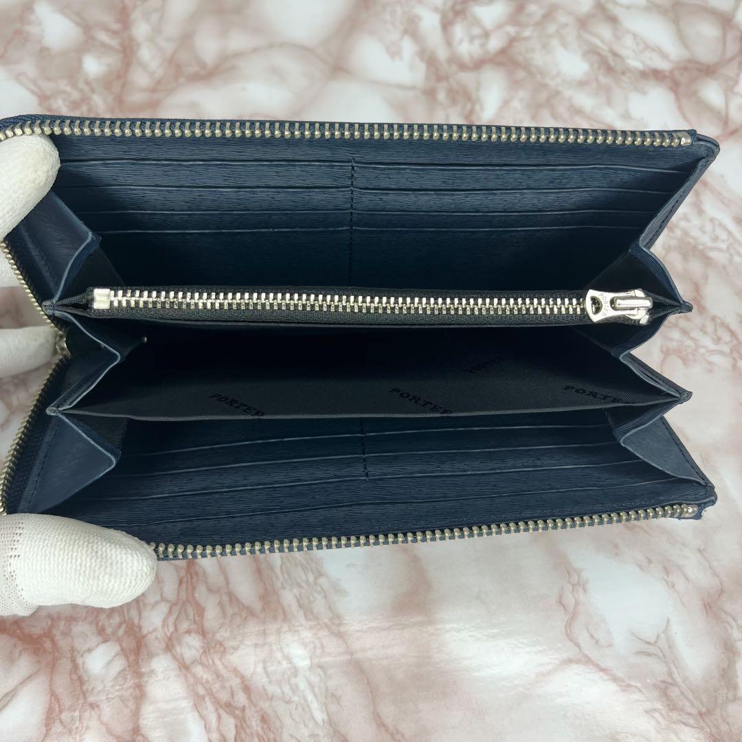 【美品】PORTER L字ファスナー 長財布30