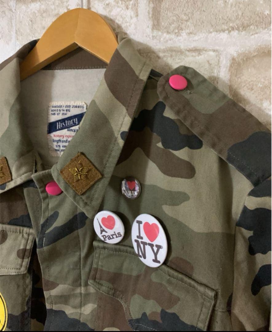 セールHISTORY REPEATSミリタリージャケットLサイズ