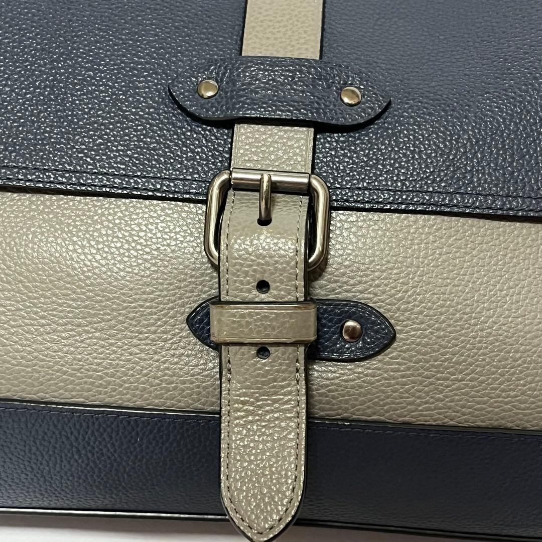 美品✨コーチ　ハドソン　2way メッセンジャーバッグ　ショルダー　レザー