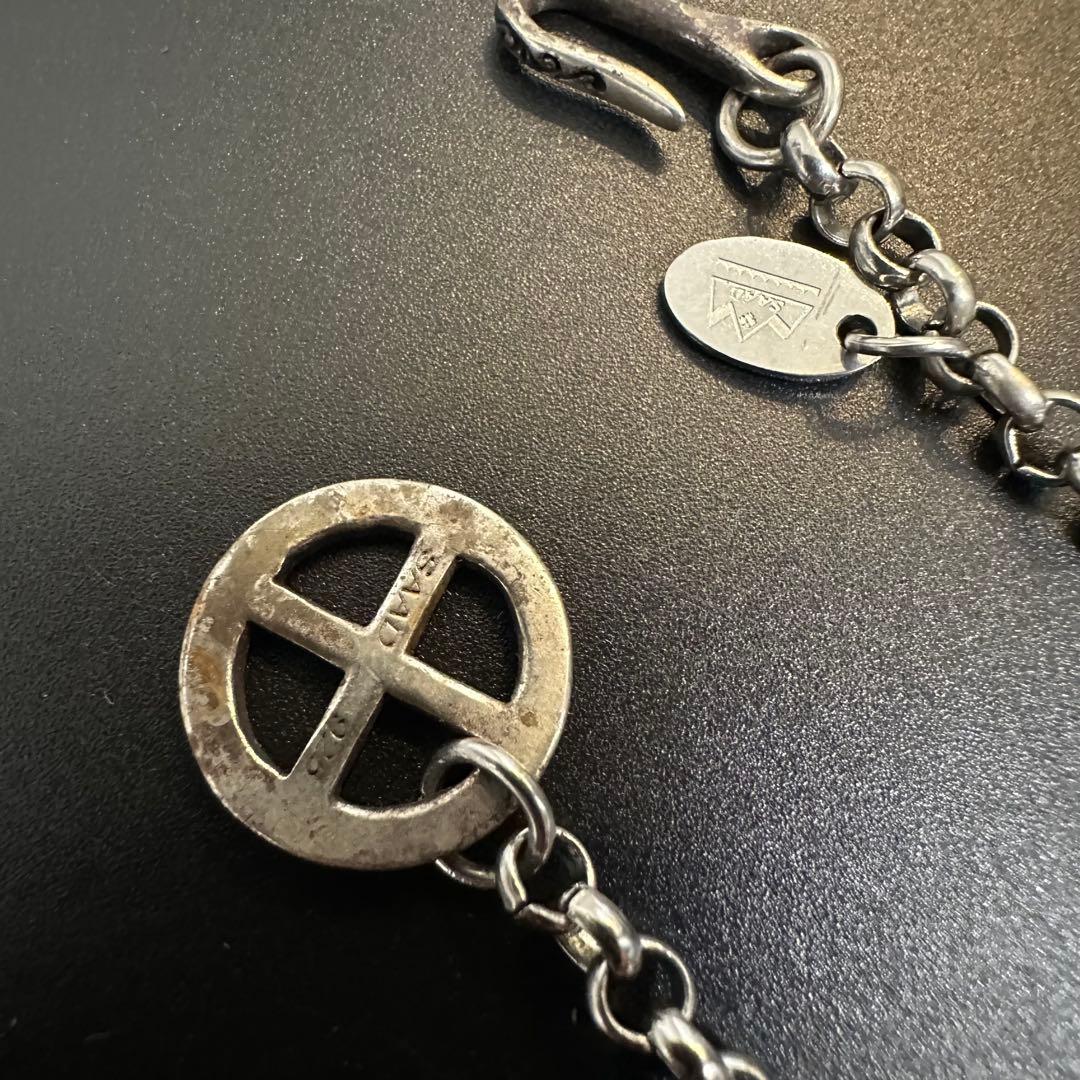 SAAD フェザー ブロンズハート 甲丸チェーン セット ネックレス