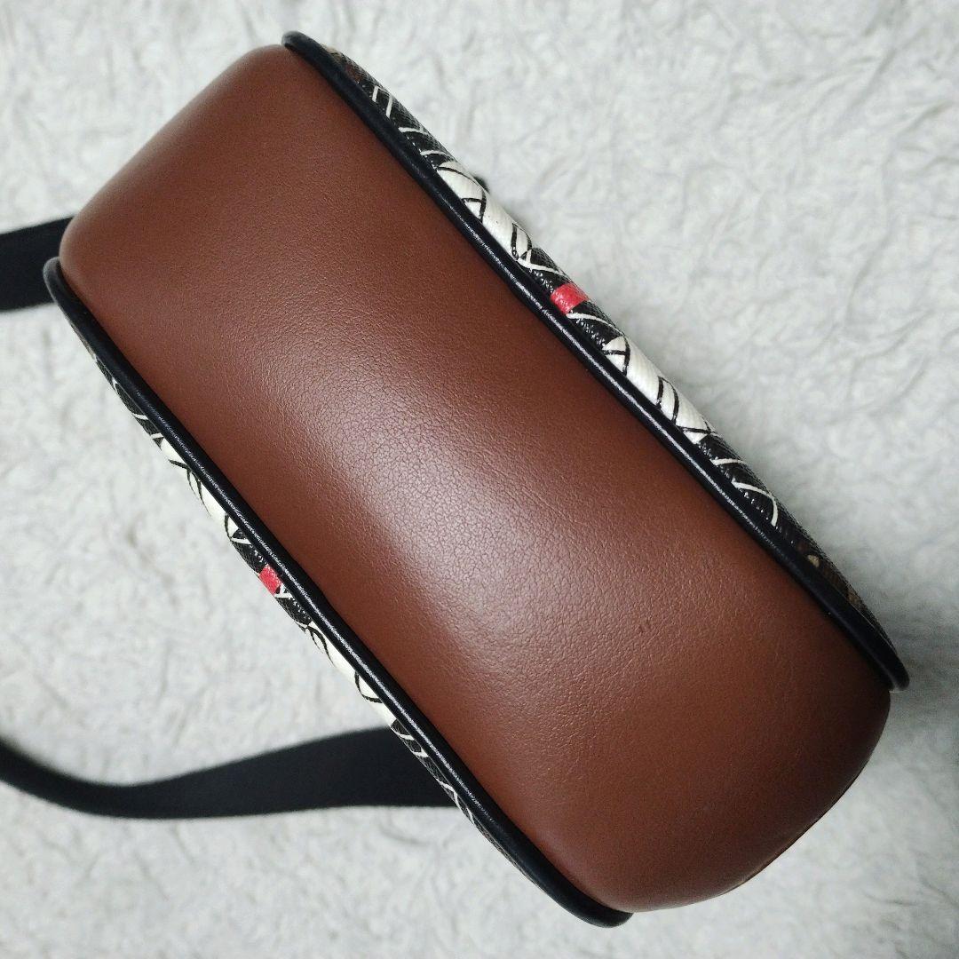 【美品】バーバリー ショルダーバッグ PVC 総柄 TBモノグラム ユニセックス
