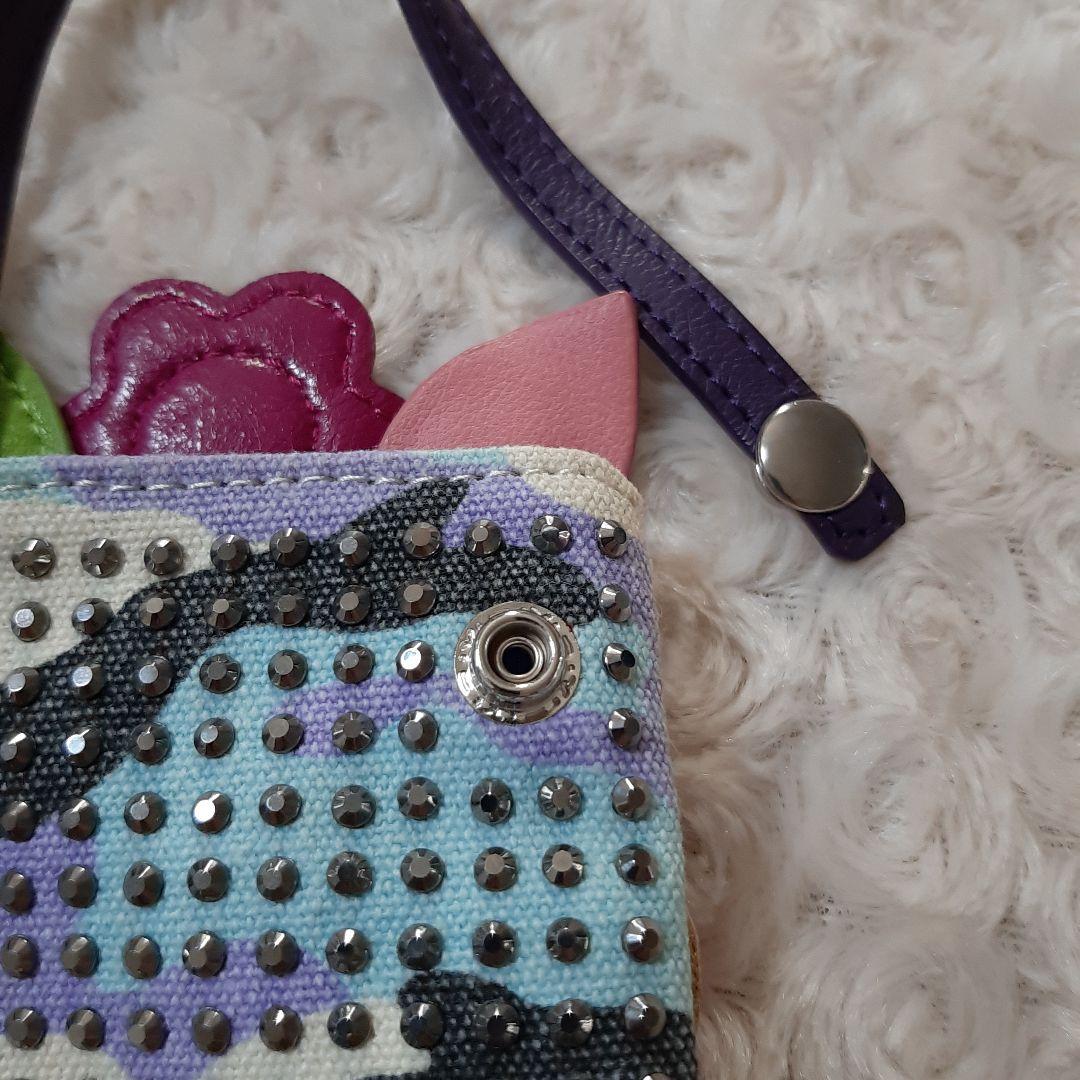 訳あり激レア！アルベロベロ　ラッキーちゃんスマホケース小物入れ☆スマホポーチ